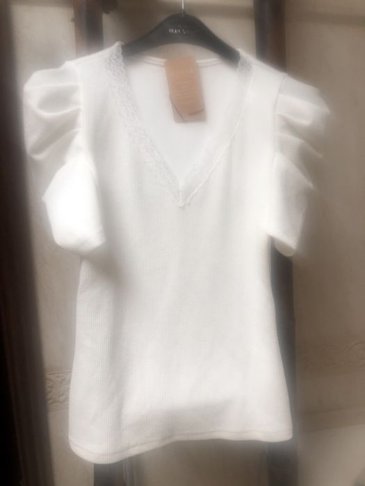 Camisola com manga tufada