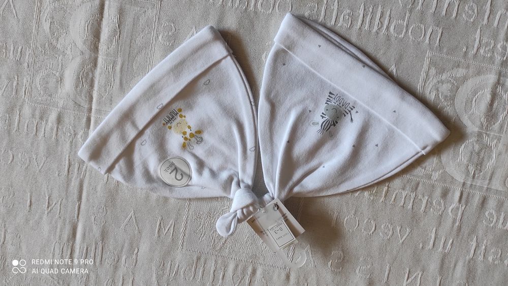 Новый комплект GAP 0-3 мес на выписку, бодик штанишки шапочки