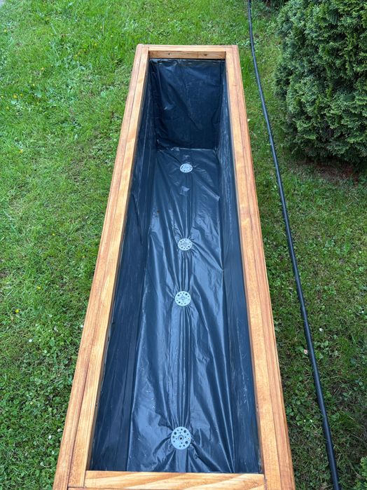 Donica drewniana 150x40x60