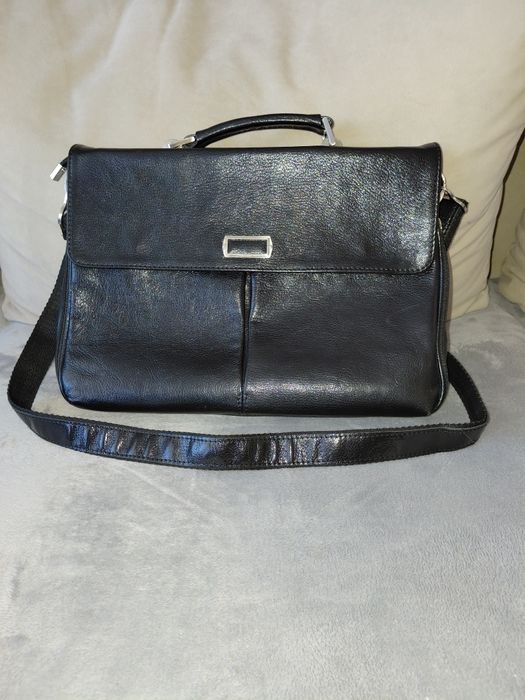 Сумка-портфель з високоякісної натуральної шкіри