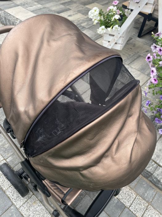 Wózek junama diamond brązowy 2w1