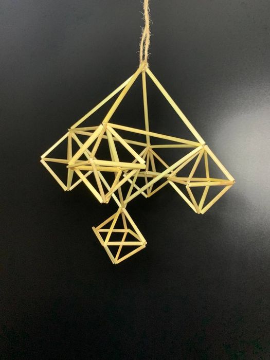 Набір житня соломка різдвяний павук з соломи комплект солом'яний