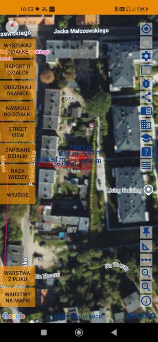 Wynajmę działkę 241 mkw