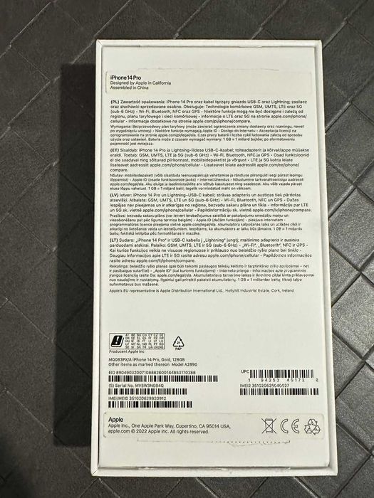 iPhone 14 pro złoty