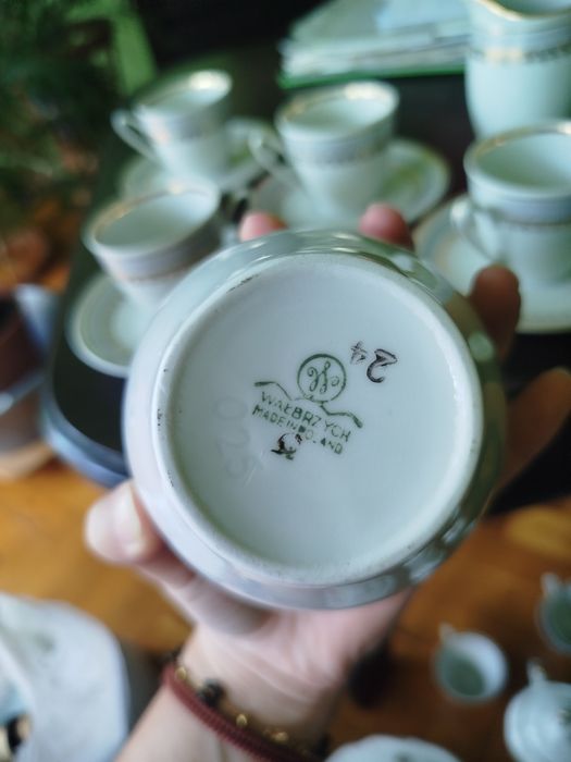 Porcelanowy serwis kawowy z Włocławka