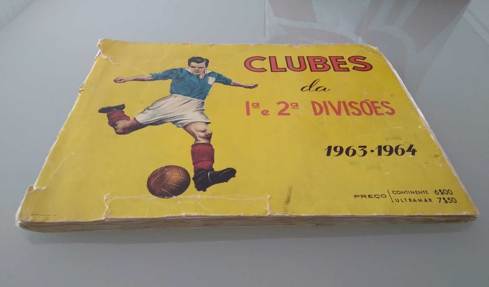 Clubes da 1ª e 2ª Divisões - 1963-1964 - Caderneta Completa RARA Agência Portuguesa de Revistas
