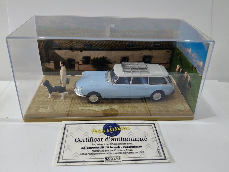 Miniaturas Citroen utilitários, à escala 1/43
