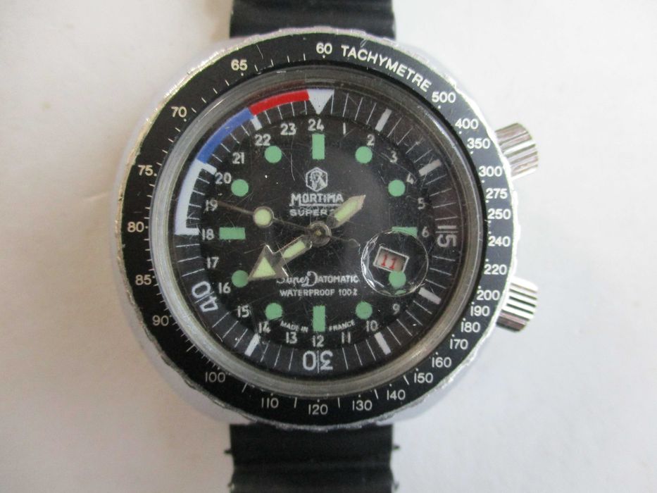 Relógio Mortima super 28 datomatic, RARO made in France