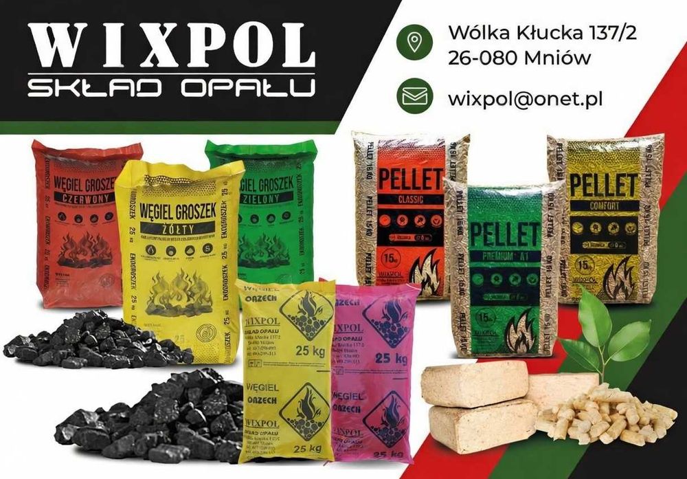 MIAŁ ODSIEWKA Skład Opału Wixpol 750 zł!!!