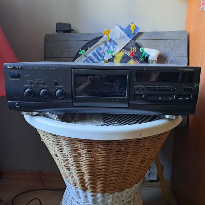 magnetofon kasetowy Technics RS-BX501 w kolorze czarnym
