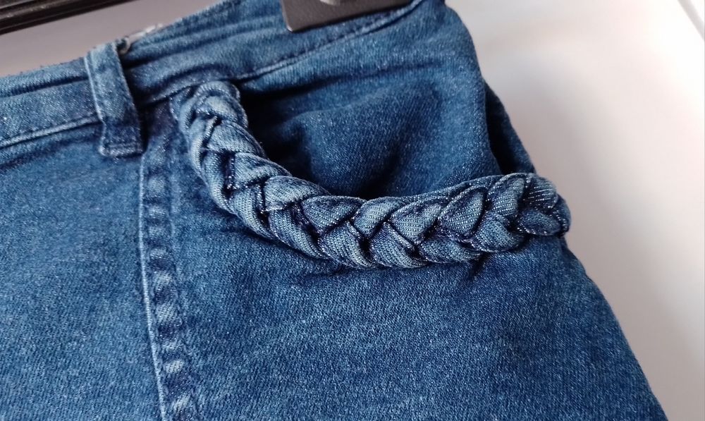 Jeansowa młodzieżowa spódnica Cool Club rozm.164