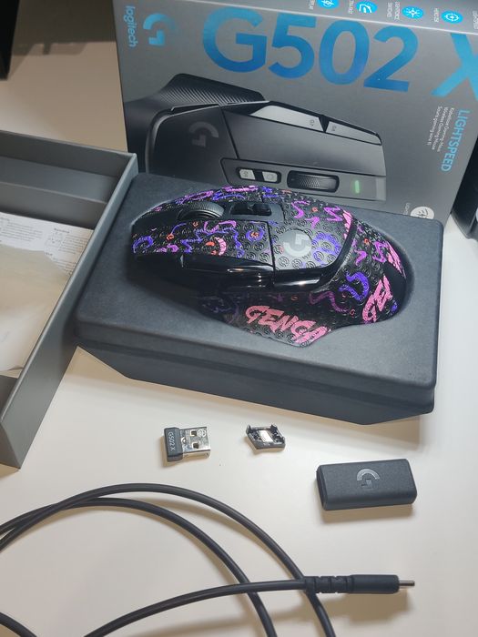 Logitech g502x lightspeed (gwarancja xkom do grudnia) akcesoria