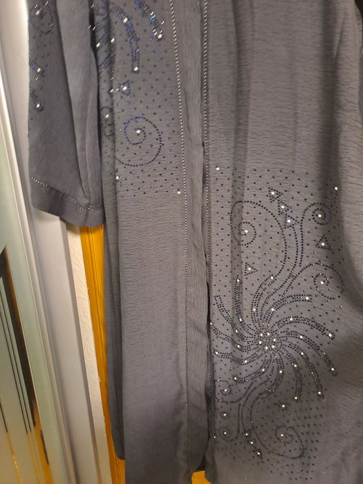 Накидка(халат) максі пляжна