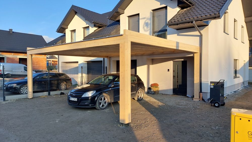 Carport.Wiata na samochód.