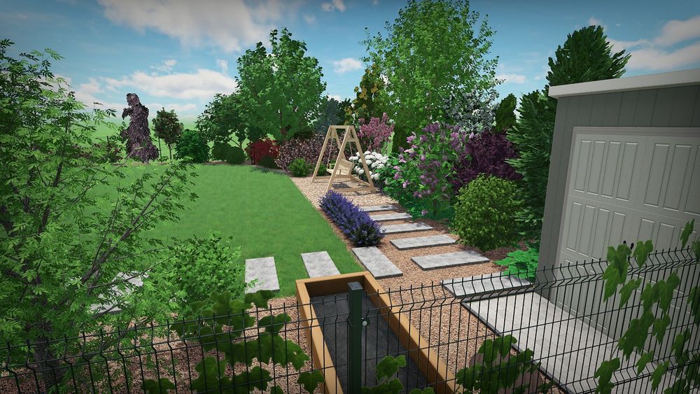 Projekt ogrodu , aranżacja terenu