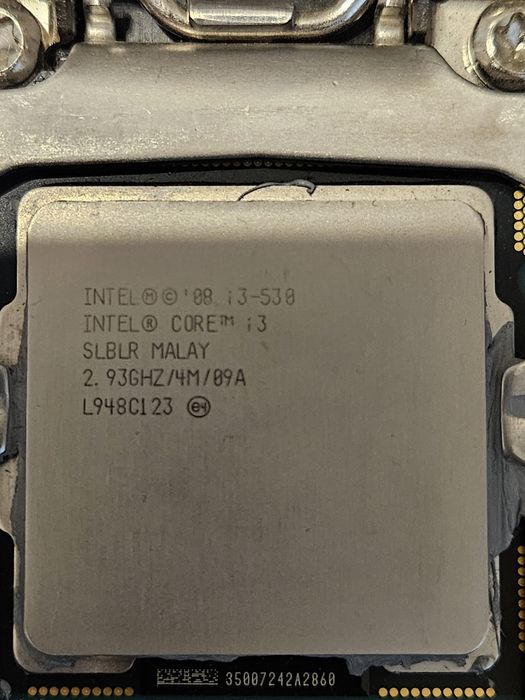 Płyta Asus p7p55d-e, intel i3 8gb ddr3, chłodzenie cooler master v8