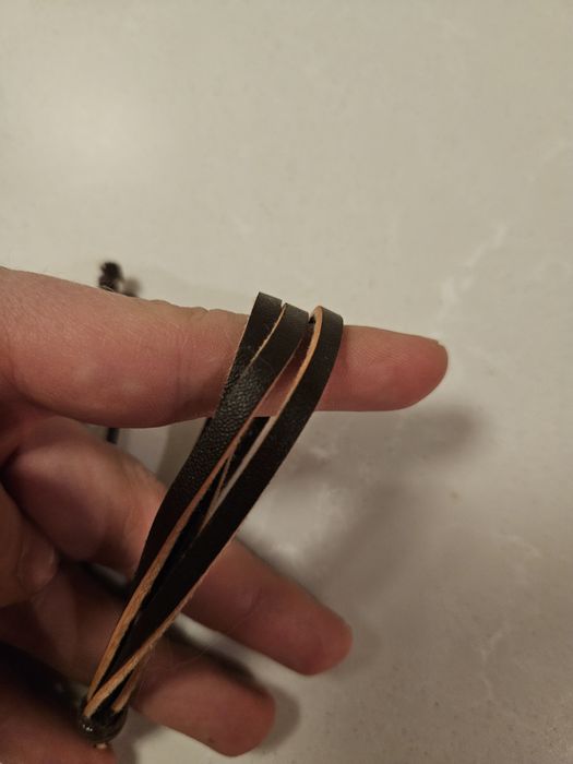 Komplet bransoletek skórzanych