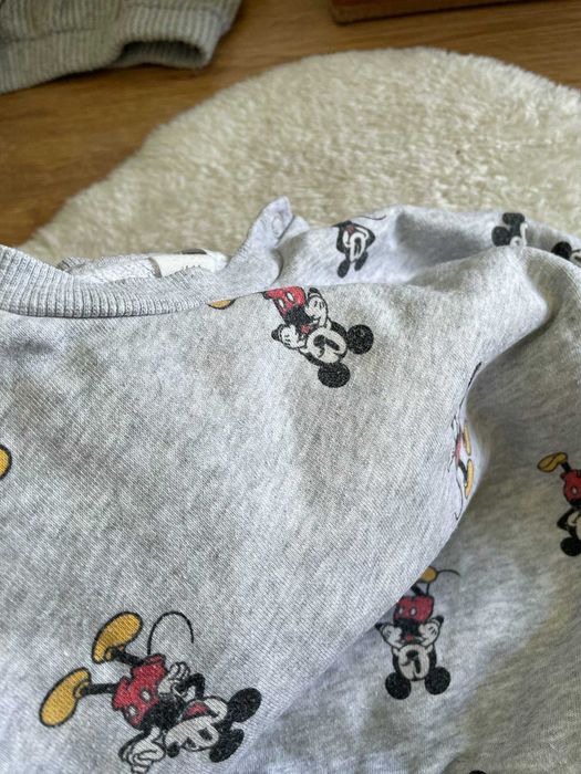H&M 86 komplet spodnie bluza  Mickey Mouse r. 12 - 18