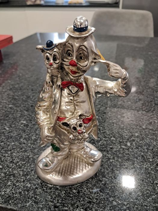Palhaço em prata