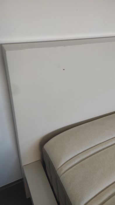 Cama solteiro IKEA Malm branco