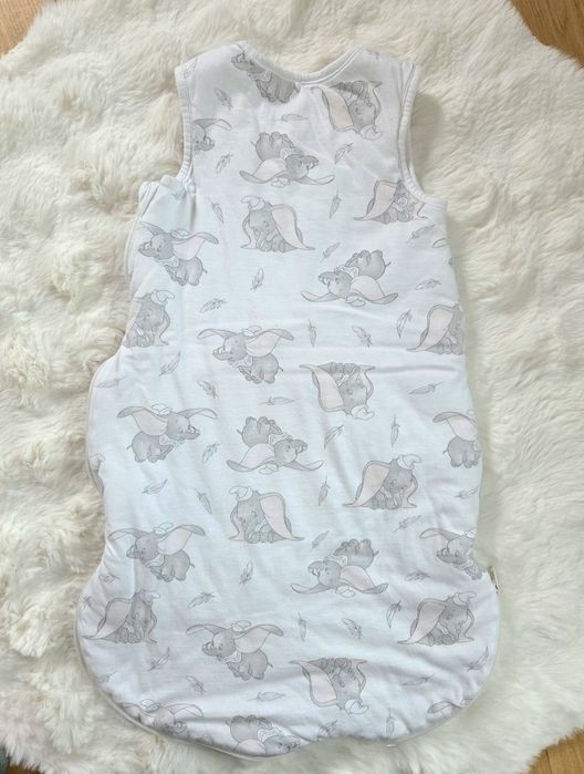 Disney śpiworek dziecięcy 6-12 msc 68-80 cm biały słonik Dumbo