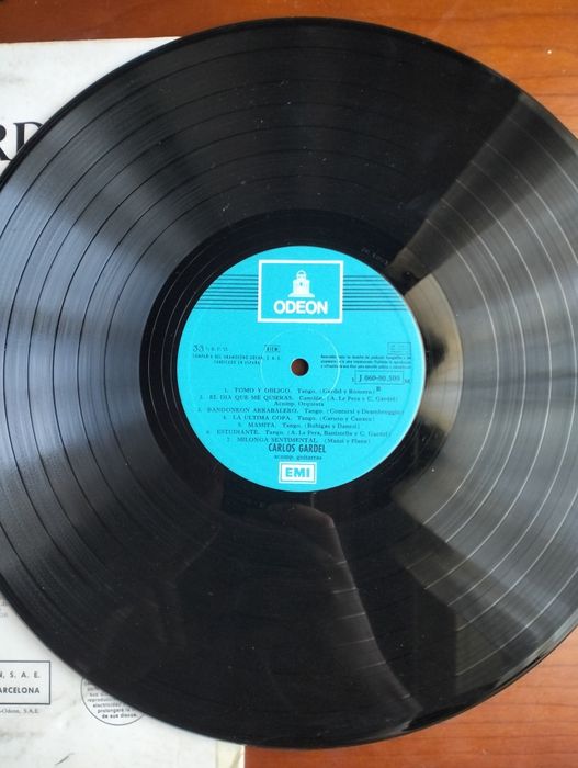 Disco de vinil LP Carlos Gardel