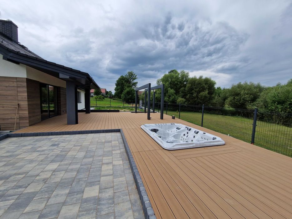 Tarasy Kompozyt Zadaszenia Aluminiowe Ogrody Zimowe Pergole