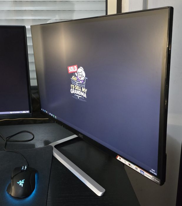 Monitor AOC 27" IPS Full HD | I2781FH | Moldura Fina