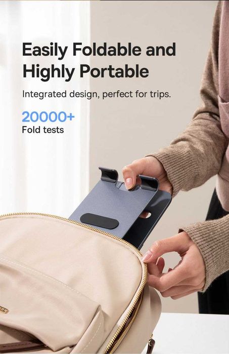 Тримач-підставка для планшету  Baseus Desktop Biaxial Metal поворотна