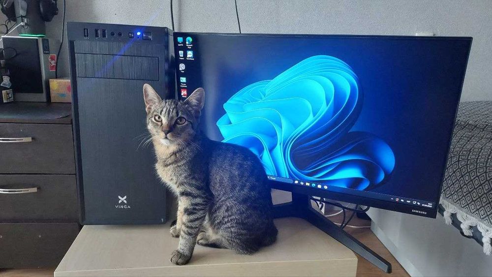 ПК для роботи та навчання + монітор Samsung 24" (i5, 16GB, SSD 480GB) ТОРГ - 12999 грн!