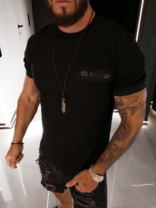 O’la Voga / t-shirt męski UNIVERSE / black / rozm XL