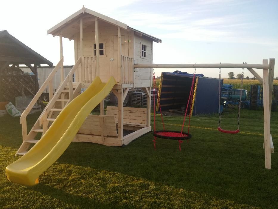 * Plac zabaw Wojtek * domek dla dzieci huśtawki ogrodowe