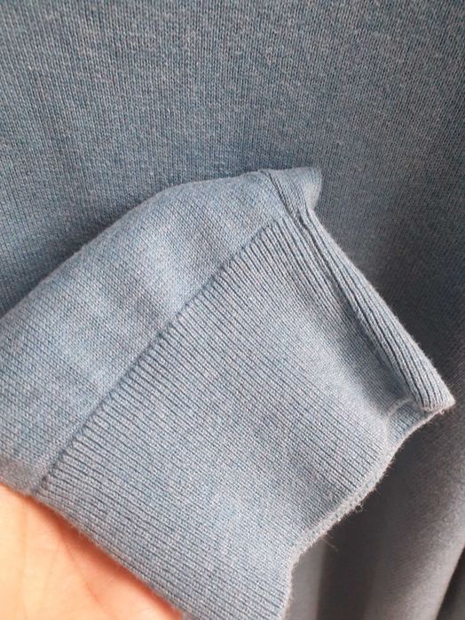 Turkusowy bawełniany sweter M&S 2XL męski