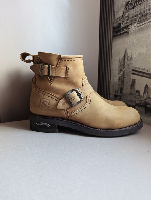 Черевики байкерські sendra 2976 carol (40) оригінал жіночі натур. шкір