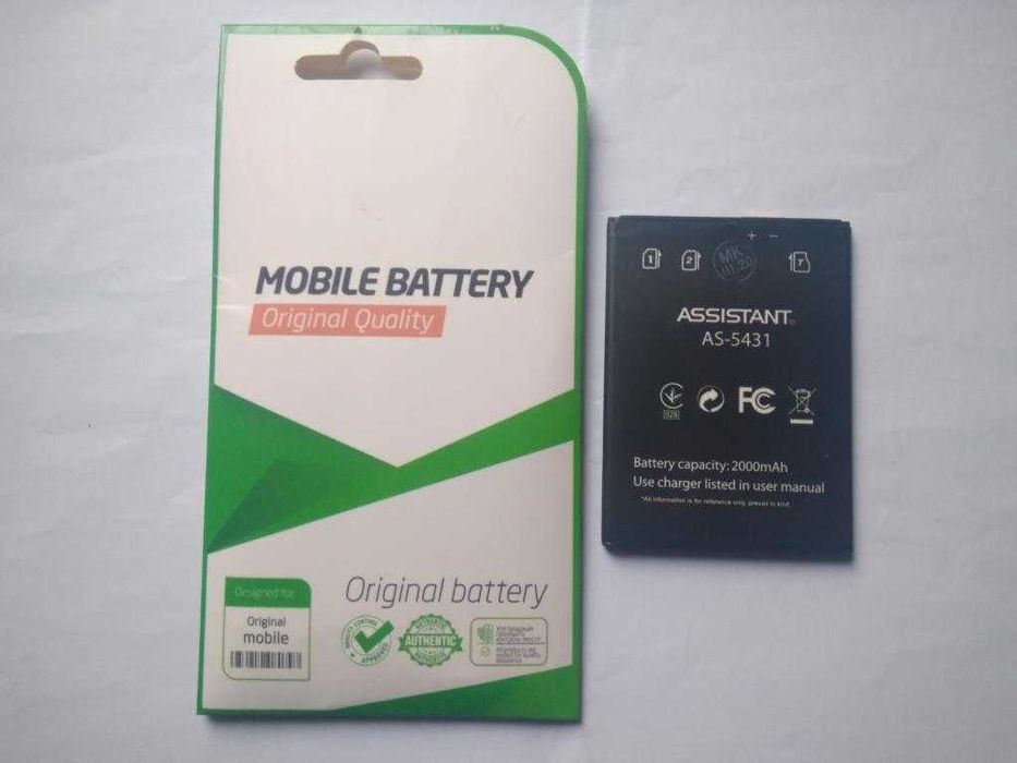 Аккумулятор AS-5431 для Assistant AS-5431 (Original), 2000 mAh