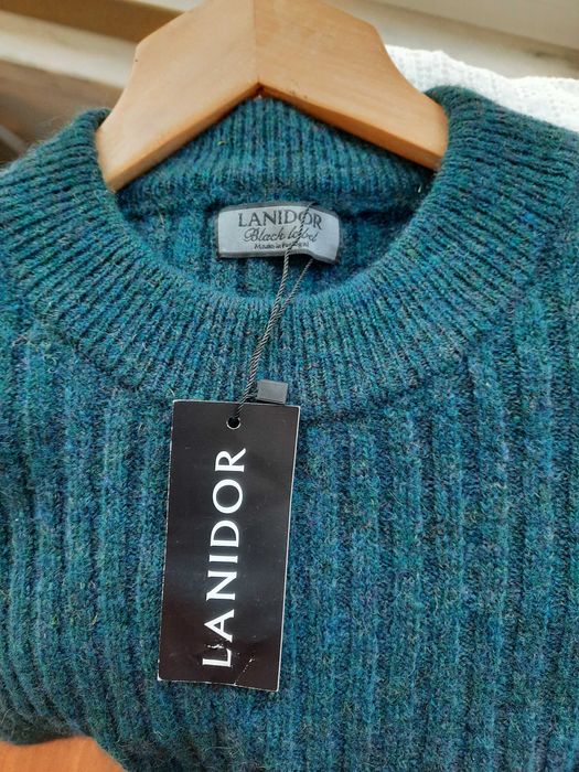 Camisola de Lã Azul Escuro "Petróleo" - LANIDOR