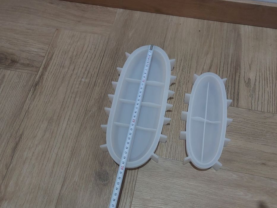 Formy silikonowe do odlewów – owalne tace 30 i 22 cm – zestaw 2 szt.