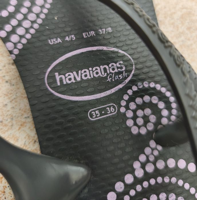 Sandálias Havaianas - usadas apenas 3x