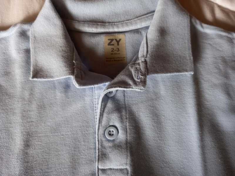 Polo azul claro 2-3 anos Zippy