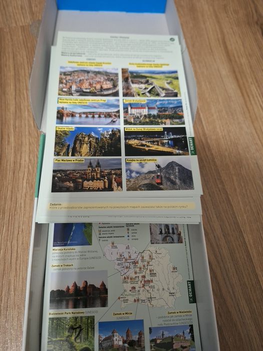 Karty edukacyjne Geografia  Demart