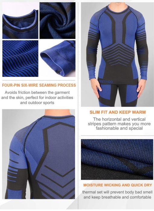 Зональное бесшовное термобелье crivit