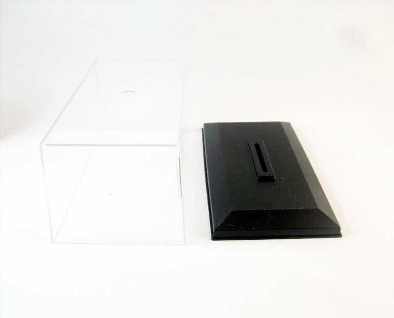 Caixa para miniaturas 1/43 Base preta com abertura