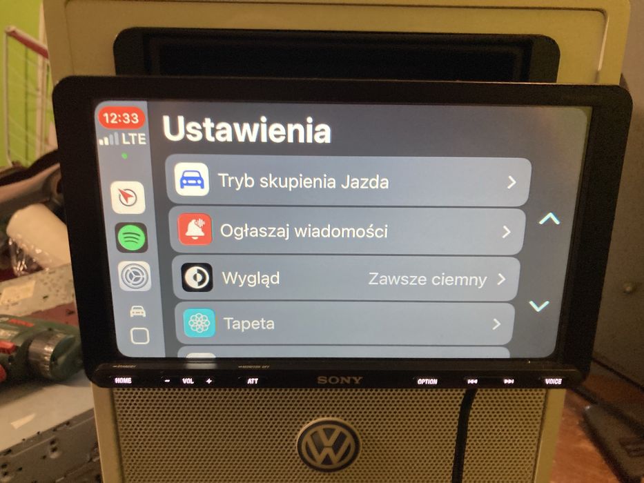 Stacja multimedialna sony xav-ax 8100 android auto carplay