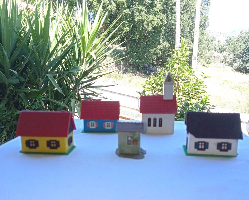 FALLER, HOFFMAN, 5 casas para maquetes