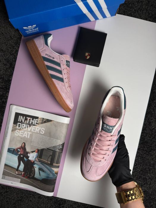 Жіночі кросівки адідас Adidas Handball Spezial W Clear Pink Navy