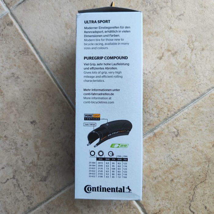 Pneu Continental Ultra Sport III 28-622 Estrada dobrável