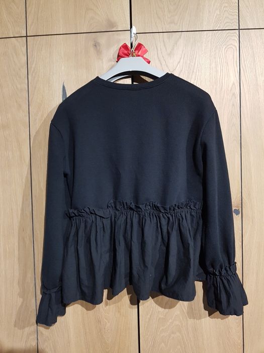 Zara bawełna bluza baskinka S
