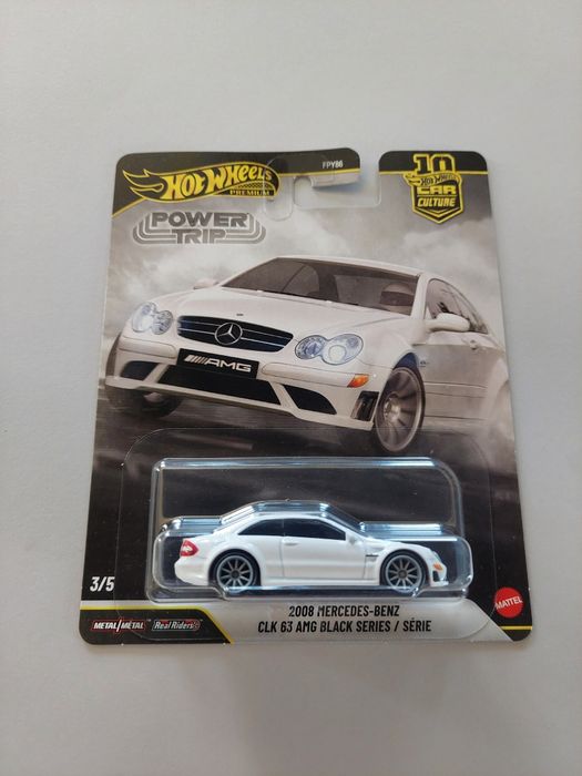 Hot Wheels Premium Power Trip Mercedes-Benz CLK 63 AMG Black Series
