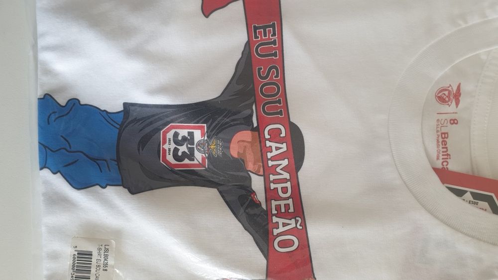 T-shirt oficial S.L.Benfica "Eu sou Campeão" 33