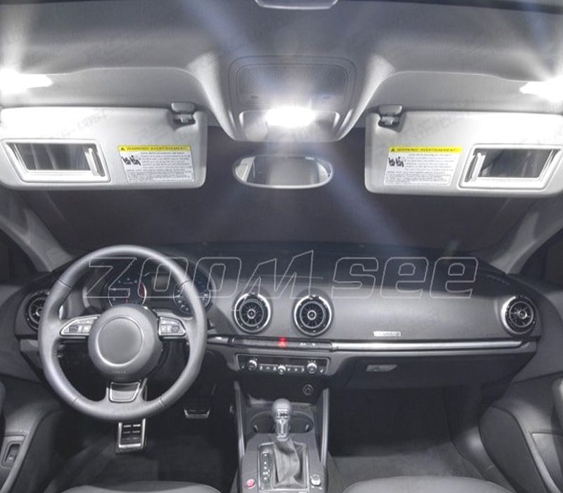 KIT COMPLETO 15 LAMPADAS LED INTERIOR AUDI A3 S3 8 V SEDAN QUATTRO SPORTBACK LIMUSINA 14-